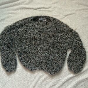 Big water blue sky brand/ fuzzy sweater/ small/ colorful